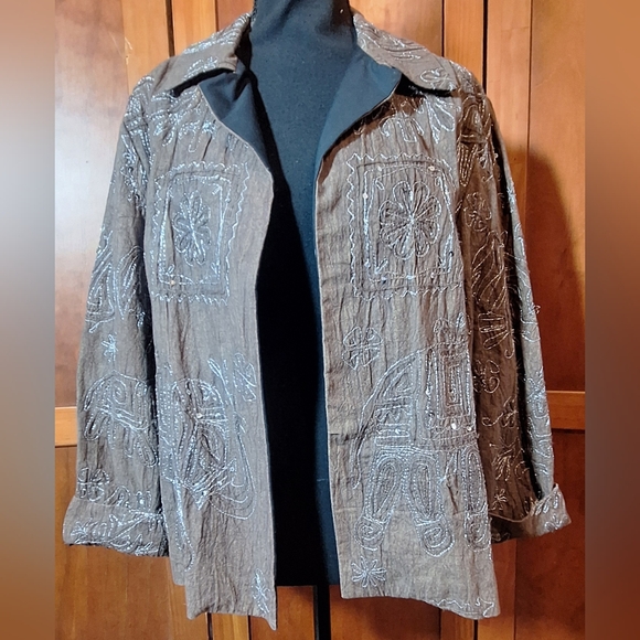 🍦CHILL OUT blazer jacket. Size M - Picture 1 of 7